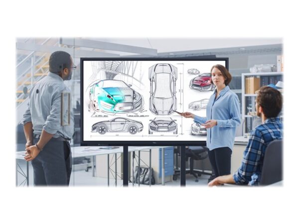 OPTOMA 3862RK ENI Monitor 86p 4K UHD 3840×2160 Multitouch 20pts 400cd/m2 4GB/32GB 6ms Angle Of Vision 178 Pen Holder Speakers
