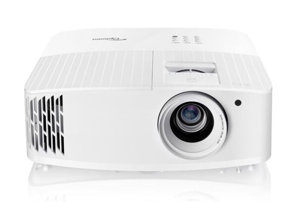 OPTOMA 4K400x UHD 4K (3840 x 2160) – 4000 lm – 1 000 000:1 –  TR: 1.5:1 ~ 1.66:1 – 2H – 1 SPDIF – 1 USB-A power – HP 1x10W – blanc