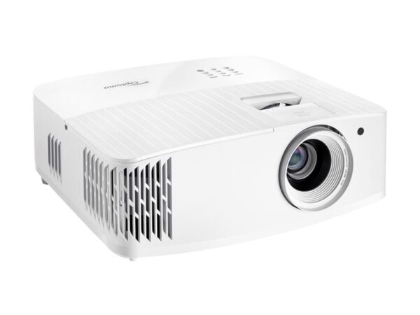OPTOMA 4K400x UHD 4K (3840 x 2160) – 4000 lm – 1 000 000:1 –  TR: 1.5:1 ~ 1.66:1 – 2H – 1 SPDIF – 1 USB-A power – HP 1x10W – blanc
