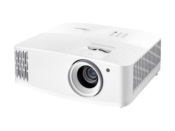 OPTOMA 4K400x UHD 4K (3840 x 2160) – 4000 lm – 1 000 000:1 –  TR: 1.5:1 ~ 1.66:1 – 2H – 1 SPDIF – 1 USB-A power – HP 1x10W – blanc