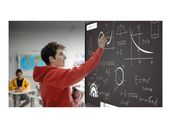 OPTOMA 5863RK 86p 400cd/m2 UHD Interactive 4K Multi-Touch-Display Android 13 Integrated Google Play Store
