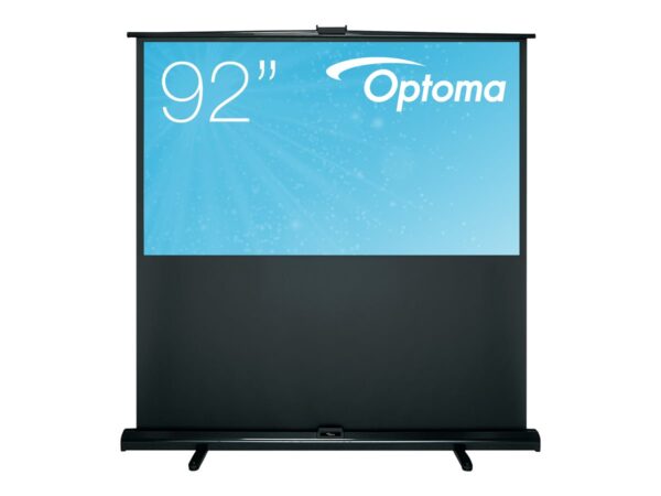 OPTOMA DP-9092MWL Ecran de projection Portable 92″ – 16:9 – 203 x 114,5cm – Gain 1.0