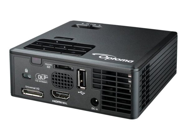 Optoma ML750E LED  WXGA (1280×800) – 700 lumens – 15 000:1 – HDMI/USB/VGA/haut parleurs – 2 ans sur site