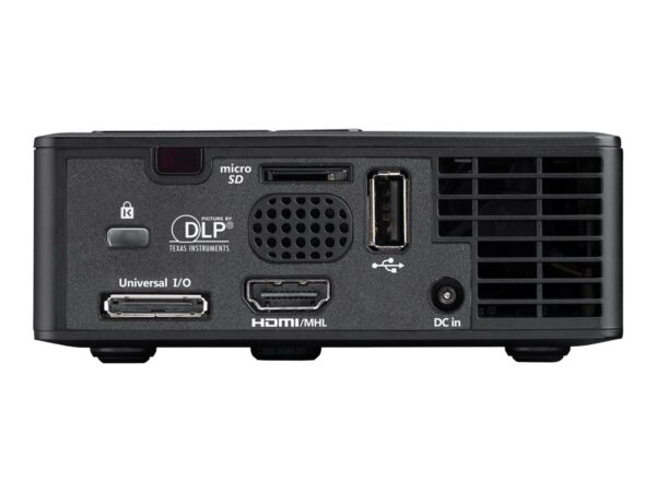 Optoma ML750E LED  WXGA (1280×800) – 700 lumens – 15 000:1 – HDMI/USB/VGA/haut parleurs – 2 ans sur site