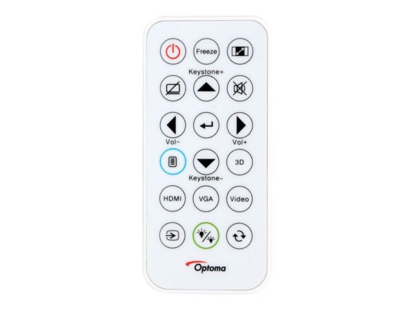 OPTOMA W400LVe DLP Video Projector WXGA 1280×800 4000Lumens 25000:1 VGA HDMI VGA OUT Speaker 10W