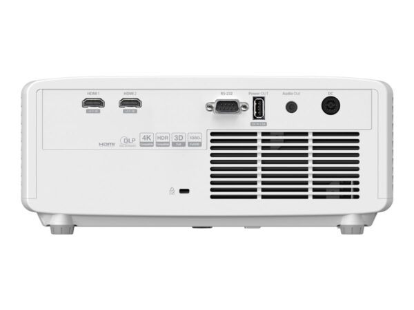 OPTOMA ZH400 FHD 1920×1080 4000lm Laser Projector 300 000:1 TR 1.48:1 1.62:1 2HDMI USB-A Power Audio 3.5mm 3Kg White