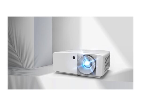 OPTOMA ZH420 FHD 1920×1080 4300lm Laser Projector 300 000:1 TR 1.12:1 1.47:1 2HDMI 1 RJ45 USB-A Power Audio 3.5mm 3Kg White