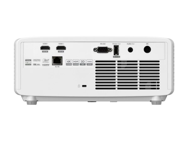 OPTOMA ZH450 Projector FHD 1920×1080 4500lm Laser 30.0000:1 TR 1.4:1 2.24:1 Zoom 1.6x 2H USB Power Low Latency HP 1x15W 3K