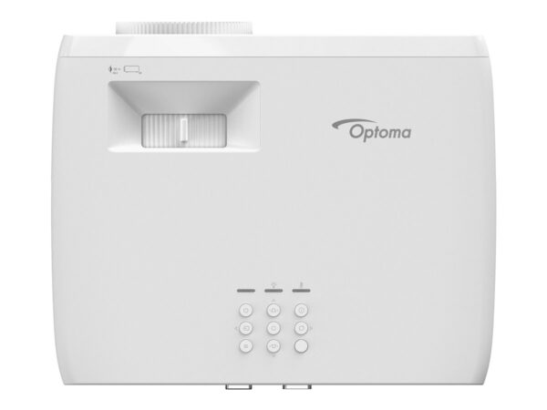 OPTOMA ZW350e WXGA 1280×800 4000lm Laser Projector 300000:1 TR 1.54:1 1.72:1 2H USB-A Power HP 1x 15W 3Kg Blanc