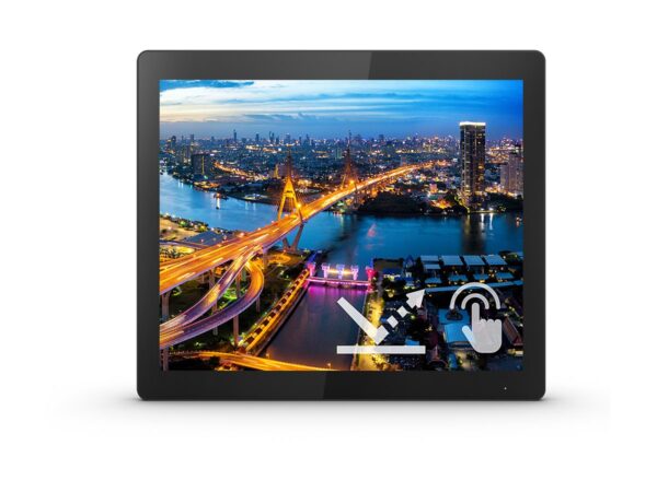 PHILIPS 152B1TFL/00 15p moniteur TActile 1024 x 768 XGA @ 75 Hz – TN – 450 cd/m² – 800:1 – 4 ms – HDMI, DVI-D, VGA, DisplayPort