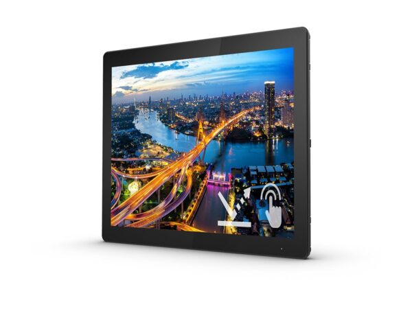 PHILIPS 152B1TFL/00 15p moniteur TActile 1024 x 768 XGA @ 75 Hz – TN – 450 cd/m² – 800:1 – 4 ms – HDMI, DVI-D, VGA, DisplayPort