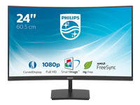 PHILIPS 241E1SC/00 23.6p Curved VA WLED 1920×1080 16:9 250cd/m2 4ms 75Hz HDMI VGA D-SUB
