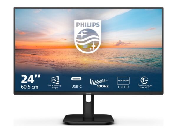 PHILIPS 24E1N1300A/00 23.8p IPS 1920×1080 16:9 HDMI USB Black