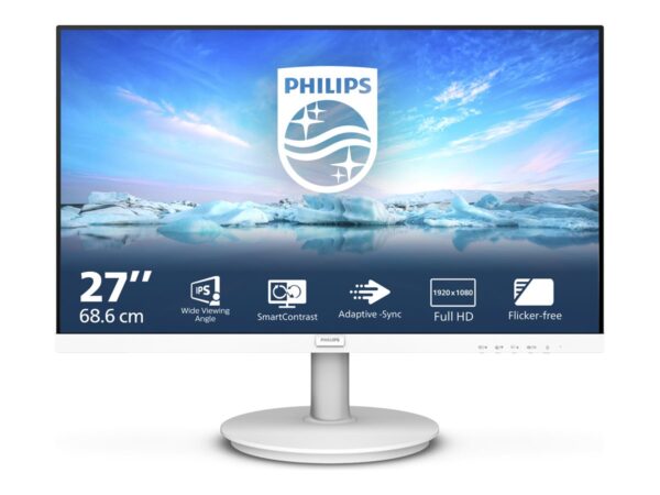 PHILIPS 271V8AW/00 27p IPS 1920×1080 16:9 HDMI D-SUB White