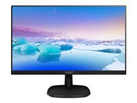 PHILIPS 273V7QJAB 27inch FHD 1920×1080 IPS 250cd 5ms LowBlue Flickerfree DP HDMI VGA Speaker tilt