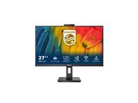 PHILIPS 27B1U5601H/00  27in – 2560 x 1440 QHD 75 Hz – IPS – 350 cd/m² – 4 ms – HDMI, DisplayPort, USB-C – haut-parleurs – WEBCAM