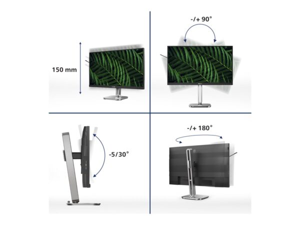PHILIPS 27B2G5200/00 Ecran 27p FHD LED 16:9 IPS 75Hz D-SUB HDMI 1.4 DP 1.2