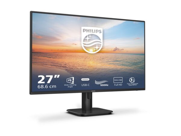 PHILIPS 27E1N1300A/00 27p IPS 1920×1080 16:9 HDMI USB Black