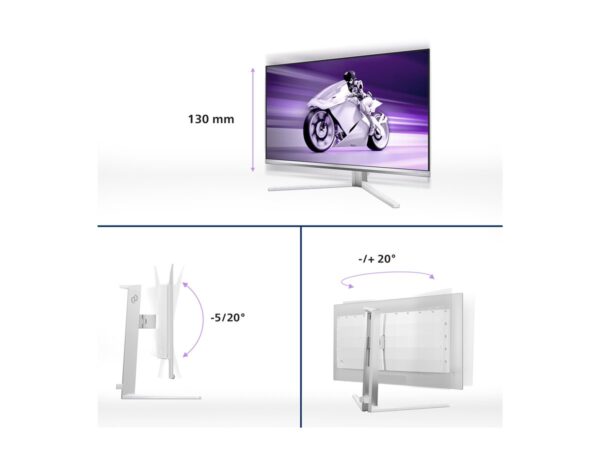 PHILIPS 27M2N8500/00 26.5p QHD OLED 360Hz 1000cd/m2 0.03ms HDMI2.1×2 DP USB Type C Speakers Height Adj.