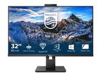 PHILIPS 326P1H/00 Moniteur 32p – 2560 x 1440 QHD 75 Hz – IPS – 350 cd/m2 – 4 ms – 2xHDMI DisplayPort USB-C – WEBCAM – HP