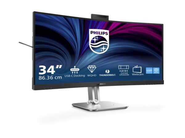 PHILIPS 34B2U6603CH 34p Curved 3440×1440 2xHDMI DP USB