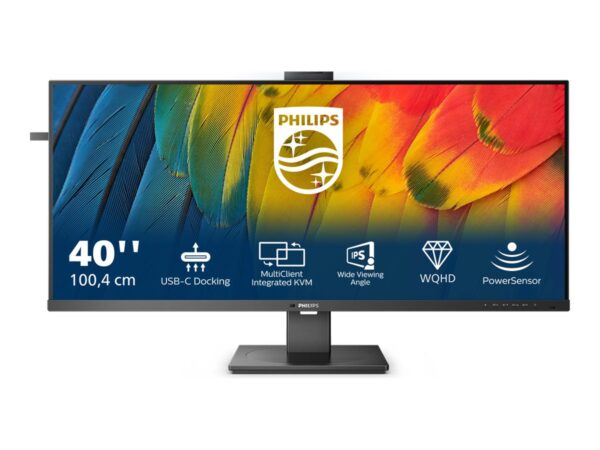 PHILIPS 40B1U5601H/00 40p IPS UWQHD 4ms 120Hz 300cd/m2 HDMI2.0 DP1.4 2xUSB C HUB USB
