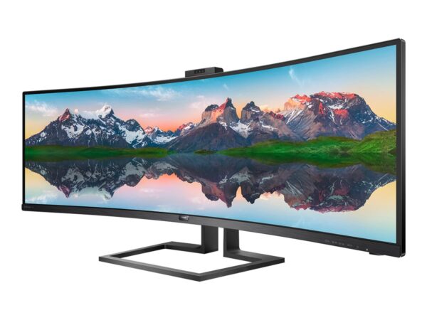 PHILIPS 499P9H/00 UWQHD, Curved,49p,VA,Webcam,70Hz, 5ms, Adaptive Sync, Docking USB-C, USB-C Port, DP, HDMI, Heightadj. HP
