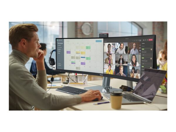 PHILIPS 49B2U5900CH/00 48.8p 5120×1440 VA Curved 1800R H/A 130mm SUPERWIDE USB-C 75Hz DP 2x HDMI USB HUB SPEAKERS