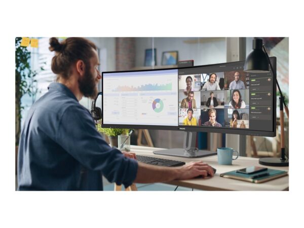 PHILIPS 49B2U6900CH/00 48.8p 5120×1440 VA Curved 1800R H/A 130mm SUPERWIDE USB-C 75Hz DP 2xHDMI USB HUB SPEAKERS
