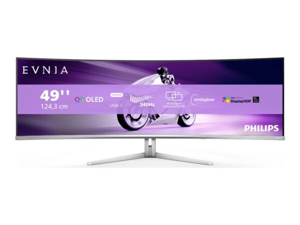 PHILIPS 49M2C8900/00 49p 5120×1440 Gaming Monitor OLED 32:9 0.03ms 2xHDMI DP USB