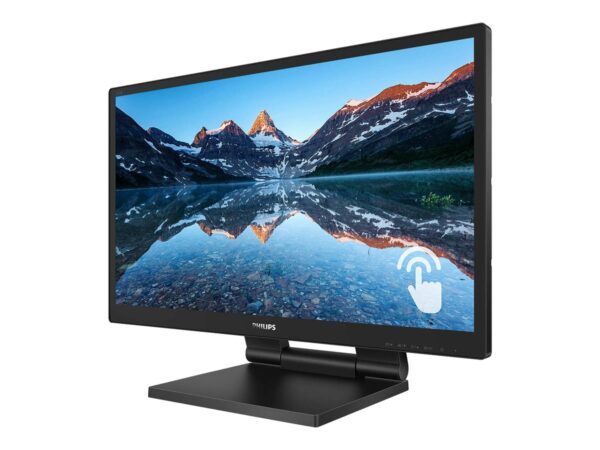 PHILIPS Moniteur Tactile 23.6pcs – 10 PTS – VGA – HDMI – DP HUB USB 3.1 x 2 – garantie 3 ans – Câbles fournis