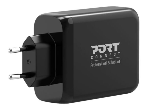 PORT DESIGNS 120W Gan Charger USB-C & USB-A Gallium Nitride Gan Technology More Efficient Smaller Lighter And Less Energy Consuming
