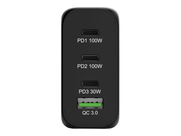PORT DESIGNS 120W Gan Charger USB-C & USB-A Gallium Nitride Gan Technology More Efficient Smaller Lighter And Less Energy Consuming