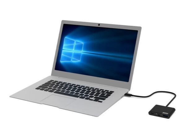 PORT DESIGNS Docking Mini Type C HDMI + USB3 + USB-C DP
