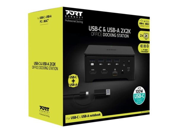PORT DESIGNS Docking UNIVERSAL Office 2x 2K UK V2