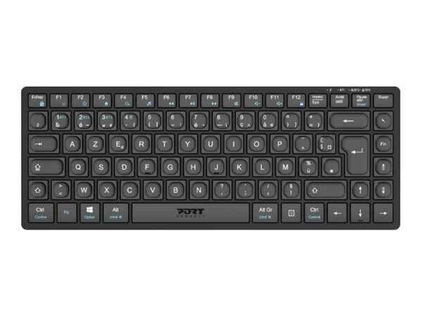 PORT DESIGNS Keyboard Mini Pro Rechargeable Bluetooth (FR)