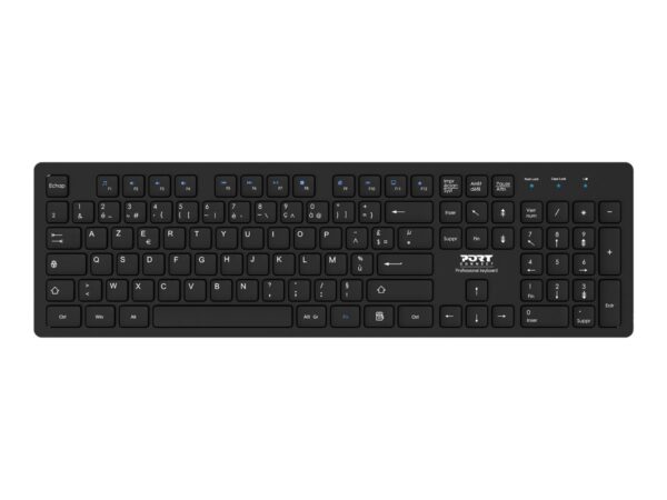 PORT DESIGNS Mouse and Keyboard 2in1 Robust and long-lasting keyboard Ergonomic and ambidextrous mouse Wireless 2.4Ghz USB-A/USB-C