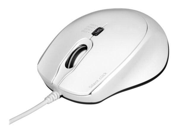 PORT DESIGNS Mouse Office Pro Silent Wired – White