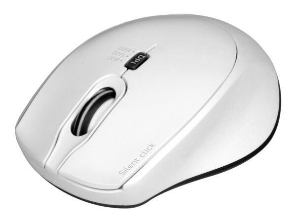 PORT DESIGNS Mouse Office Pro Silent Wireless – White