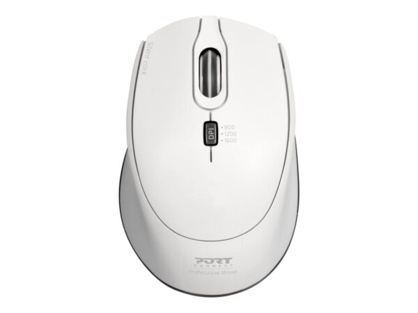 PORT DESIGNS Mouse Office Pro Silent Wireless – White