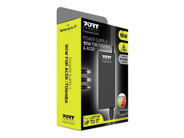 PORT DESIGNS POWER SUPPLY 90 W – ACER/TOSHIBA –  EU