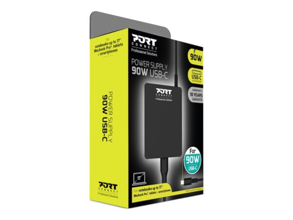 PORT DESIGNS power supply 90W – TYPE C – UK