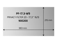 PORT DESIGNS PRIVACY FILTER 2D 17.3p 16/9 383×215