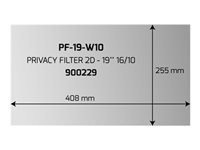 PORT DESIGNS PRIVACY FILTER 2D 19p 16/10 408×255