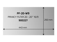 PORT DESIGNS PRIVACY FILTER 2D 20p 16/9 443×250