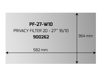 PORT DESIGNS PRIVACY FILTER 2D 27p 16/10 582×364