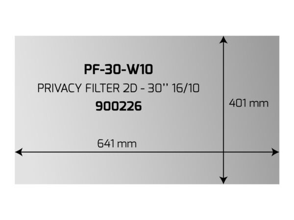 PORT DESIGNS PRIVACY FILTER 2D 30p 16/10 641×401