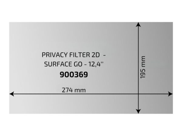 PORT DESIGNS Privacy Filter 2D Surface Go 12.4p 274×195