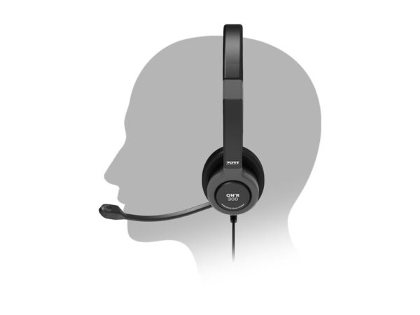 PORT DESIGNS Stereo Headset Active Office Usb Mic Office