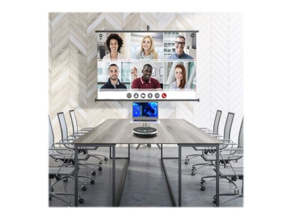 PORT DESIGNS USB Conference Speakerphone Conference Microphone + Speaker Suitable For Small & Medium Sized Rooms Up To 10 People